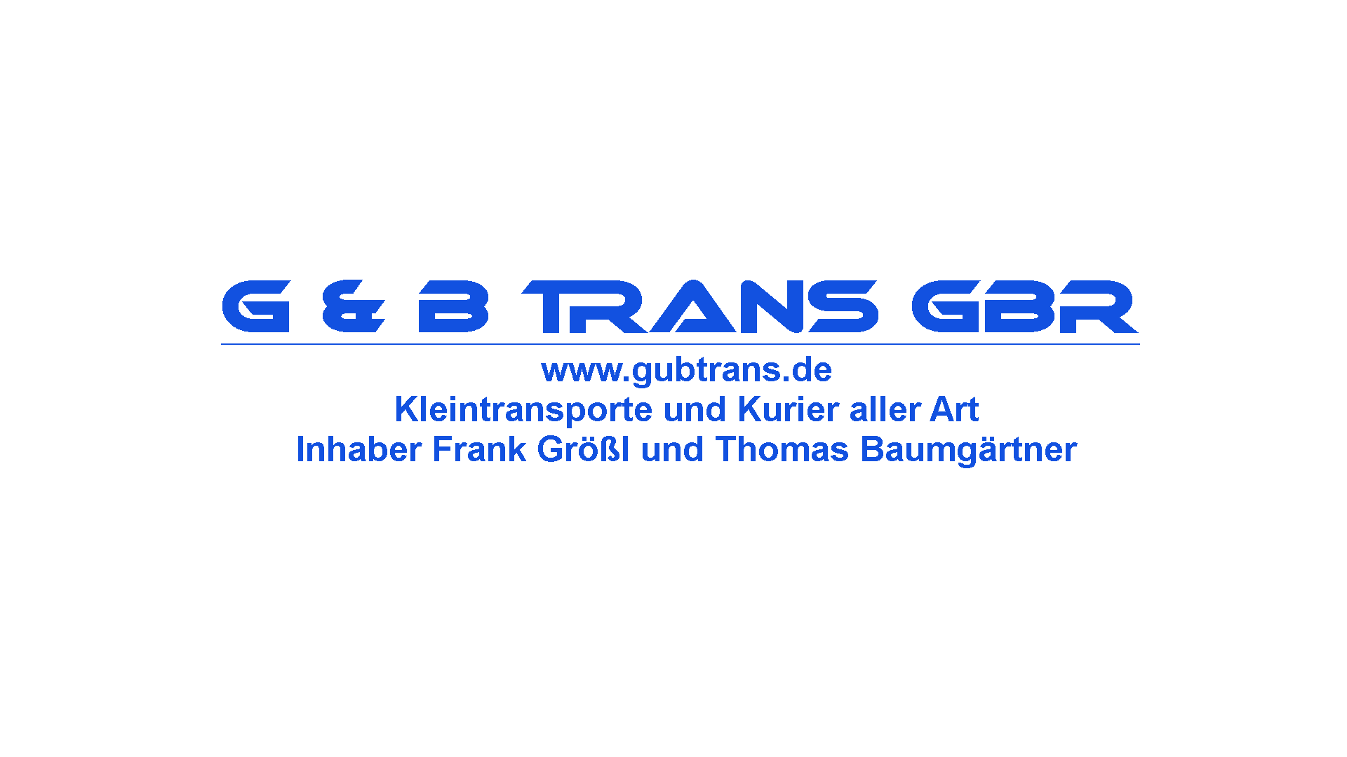 Logo-G & B Trans GbR